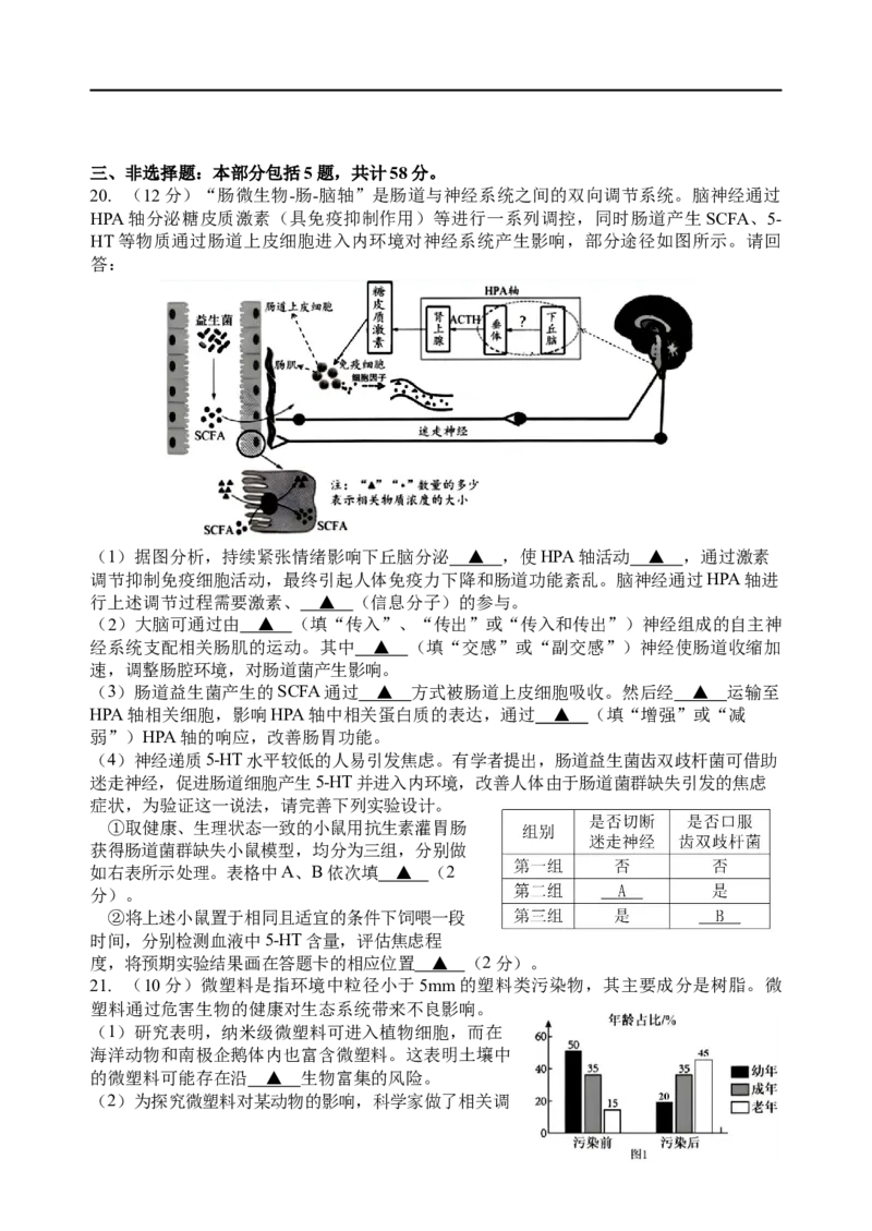 南师、海安、天一、海门G4联考_2025年12月_251229江苏省南京师大附中、海安中学、天一中学、海门中学G4联考2025-2026学年高三上学期12月