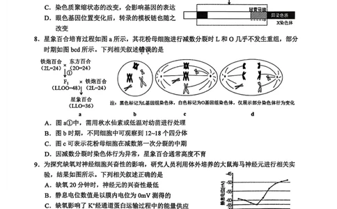 江苏省苏州市2025-2026学年高三上学期期中阳光调研生物试题（含答案）_251119江苏省苏州市2025-2026学年高三上学期期中阳光调研（全科）