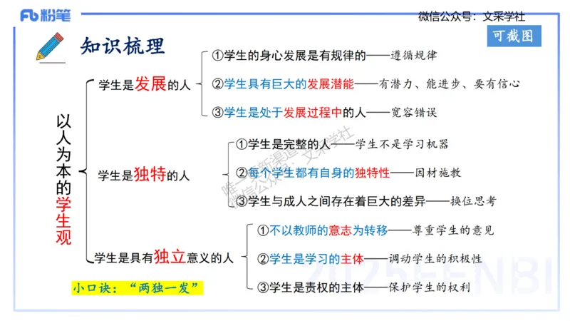 小学科目&mdash;理论精讲2&mdash;&mdash;王迪迪_4-教培资料-26年最新资料-同步更新_小学教资_012025下FB小学系统班_小学25下-综合素质_1.理论精讲_讲义