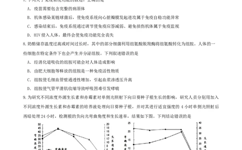 =====生物试题_2025年6月_250602安徽省马鞍山二中2025届高三年级高考适应性考试（全科）_卷word