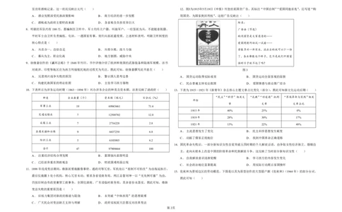 历史试卷（G3）+曲靖一中期中考试2025_251110云南省曲靖市第一中学2025-2026学年高三上学期11月期中