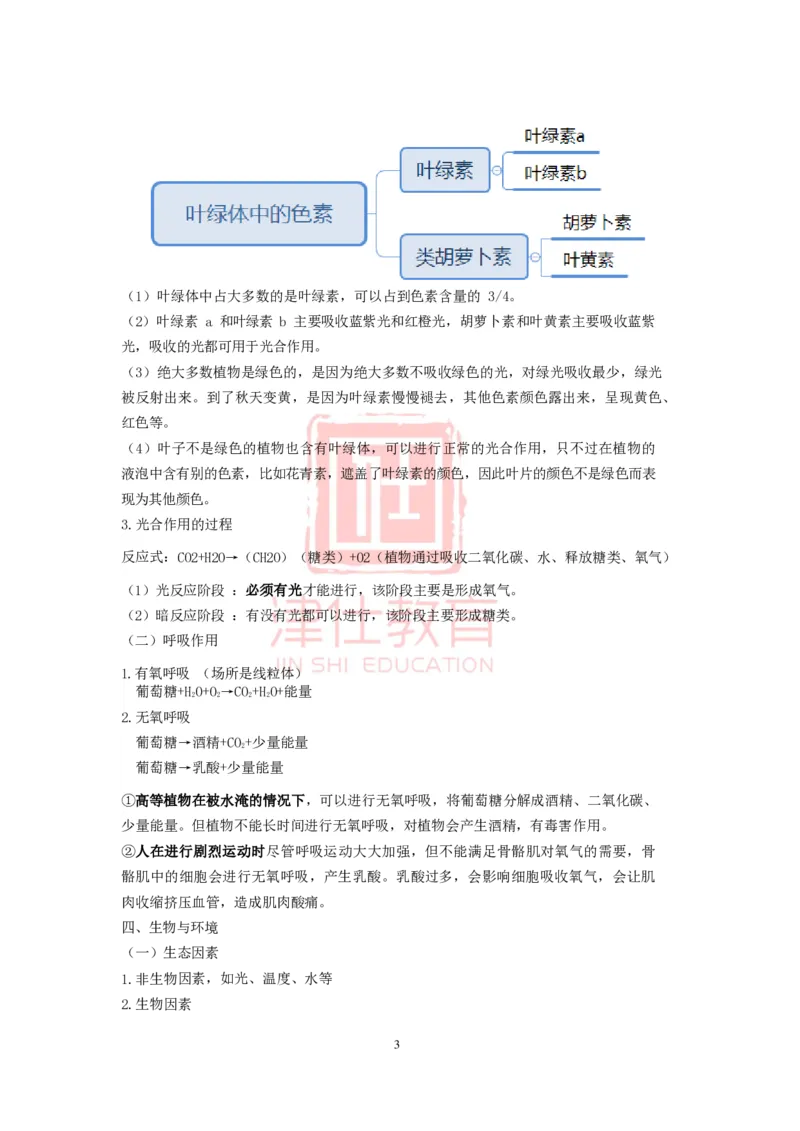 津仕教育生物常识_26吉林考备考资料包_08公共基础知识资料+试题_公基常识-分类汇总