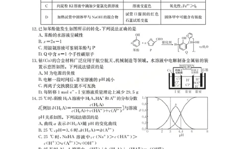新疆多校2026届高三上学期11月联考（XJ）化学_2025年12月_251213新疆金太阳2026届高三上学期11月联考（XJ）（全科）