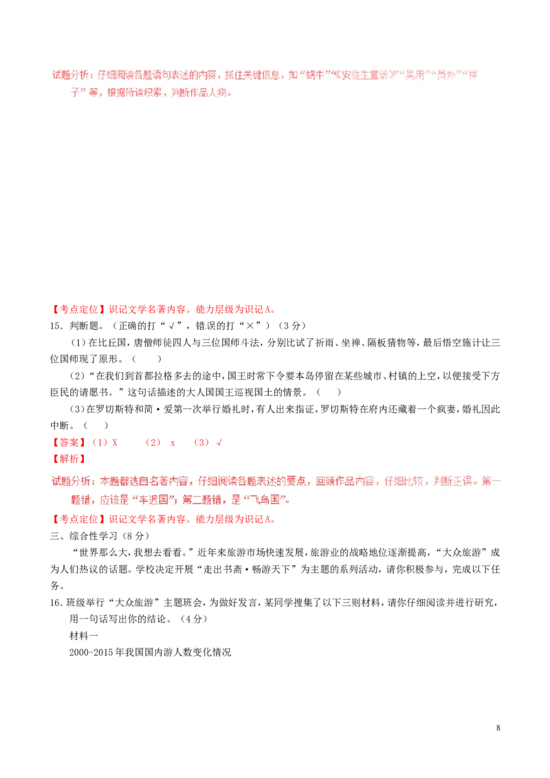 福建省莆田市2016年中考语文真题（含解析）_中考真题_1.语文中考真题2015-2024年_2016年全国中考语文140份_2016年全国中考YuWen140份