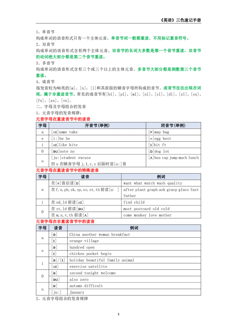 教师资格《（初中）英语》三色速记手册_4-教培资料-26年最新资料-同步更新_初中高中教资_03科三专项（进去保存报考的学科即可）_03科三初高中三色笔记（无水印版）_初中