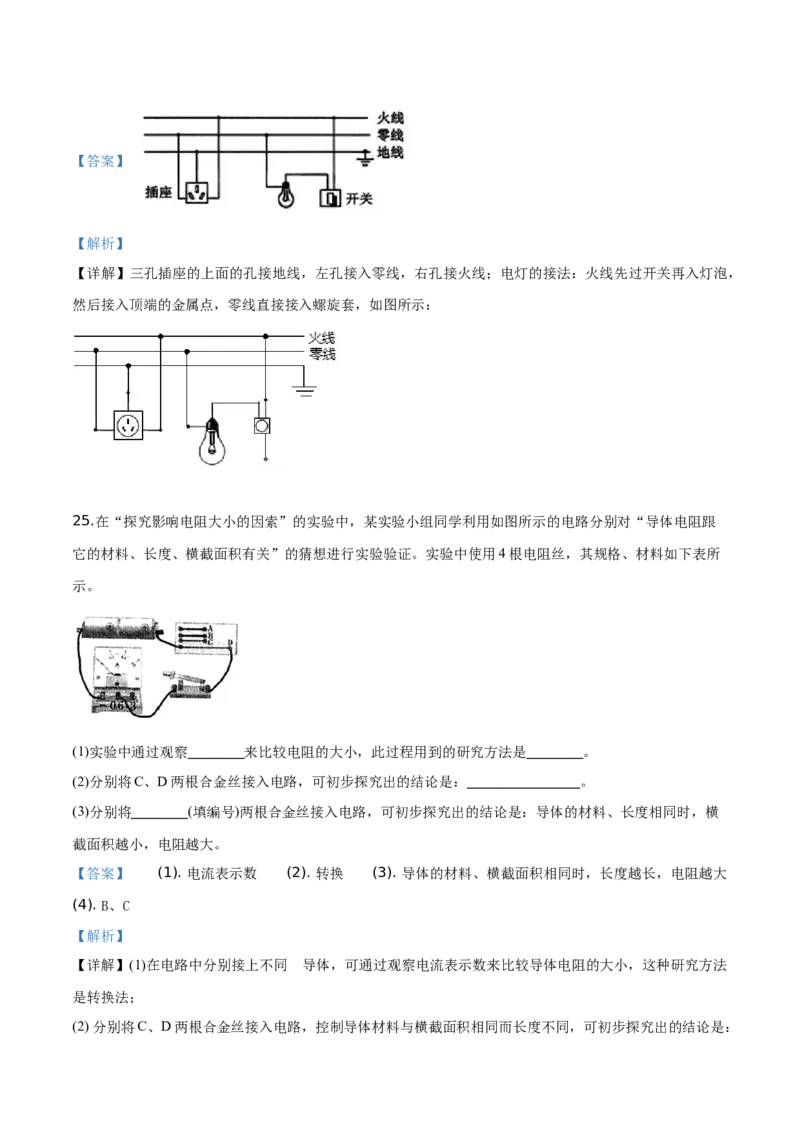 精品解析：2019年黑龙江省绥化市中考物理试题（解析版）_中考真题_4.物理中考真题2015-2024年_2019年中考物理真题175份_2019年中考真题精品解析物理（黑龙江绥化市）精编word版