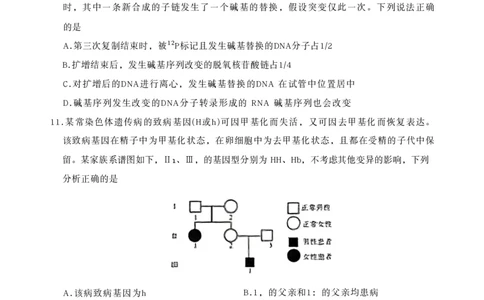 山东省名校联盟2025-2026学年高三上学期11月期中考试生物试题_251112山东省名校联盟2025-2026学年高三上学期11月期中（济南淄博期中）（全科）
