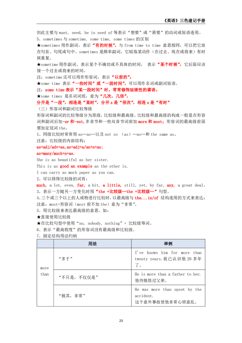 教师资格《（高中）英语》三色速记手册_4-教培资料-26年最新资料-同步更新_初中高中教资_03科三专项（进去保存报考的学科即可）_03科三初高中三色笔记（无水印版）_高中