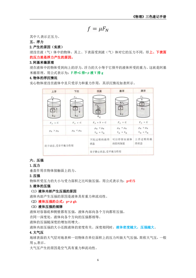 教师资格《（初中）物理》三色速记手册_4-教培资料-26年最新资料-同步更新_初中高中教资_03科三专项（进去保存报考的学科即可）_03科三初高中三色笔记（无水印版）_初中