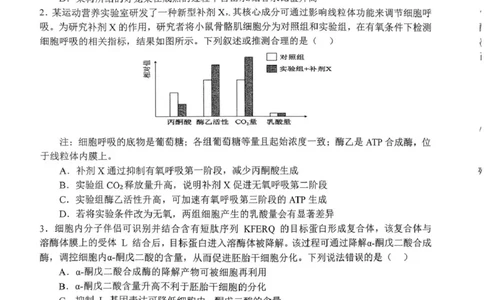 南阳市第一中学校2025-2026学年高三上学期第二次月考生物_2025年12月_251208河南省南阳市第一中学校2025-2026学年高三上学期第二次月考（全科)