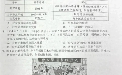 江苏省苏州市2024-2025学年高二下学期学业质量阳光指标调研历史试卷（含答案）_2025年6月_250626江苏省苏州市2024-2025学年高二下学期学业质量阳光指标调研（全科）