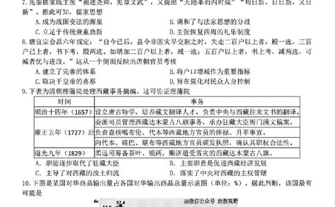 历史试题｜26届北斗星盟12月联考_2025年12月_251230浙江省北斗星盟2025年12月高三联考（全科）