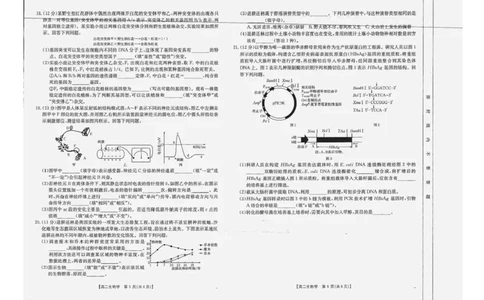 广西部分学校2024-2025学年高二下学期6月联合摸底考试生物试卷（含答案）_2025年6月_250616广西金太阳2024-2025学年高二下学期6月联合摸底考试(1)
