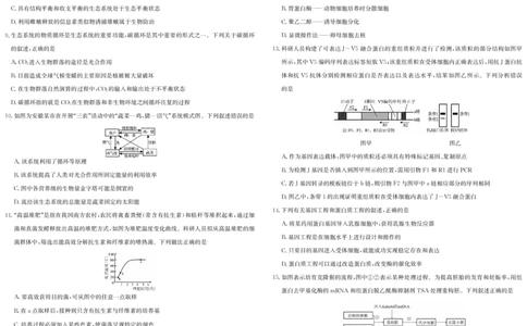 5489B生物学_2025年7月_250705安徽省县中联盟2024-2025学年第二学期高二期末检测（全科）