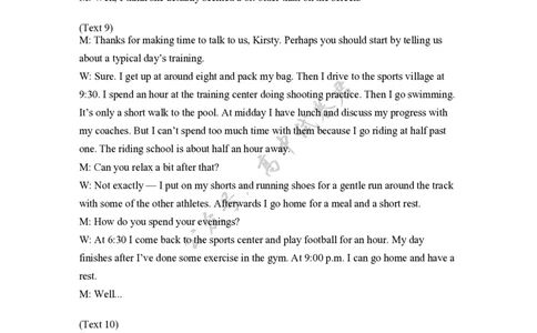 2025年硚口区高三起点质量检测英语参考答案_2025年7月_250728湖北省武汉市硚口区2025-2026学年高三上学期7月起点质量检测（全科）