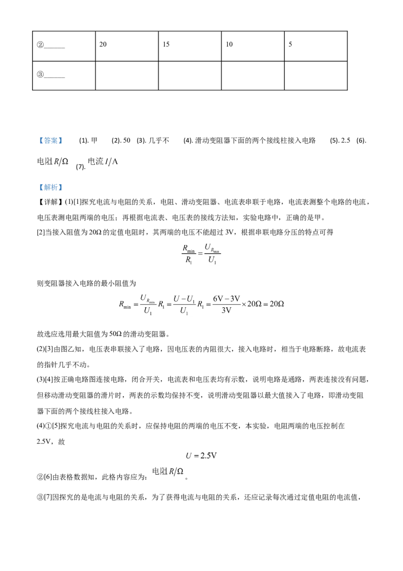 精品解析：2020年广东省中考物理试题（解析版）_中考真题_4.物理中考真题2015-2024年_2020中考物理真题110份_2020年中考真题精品解析物理（广东卷）精编word版
