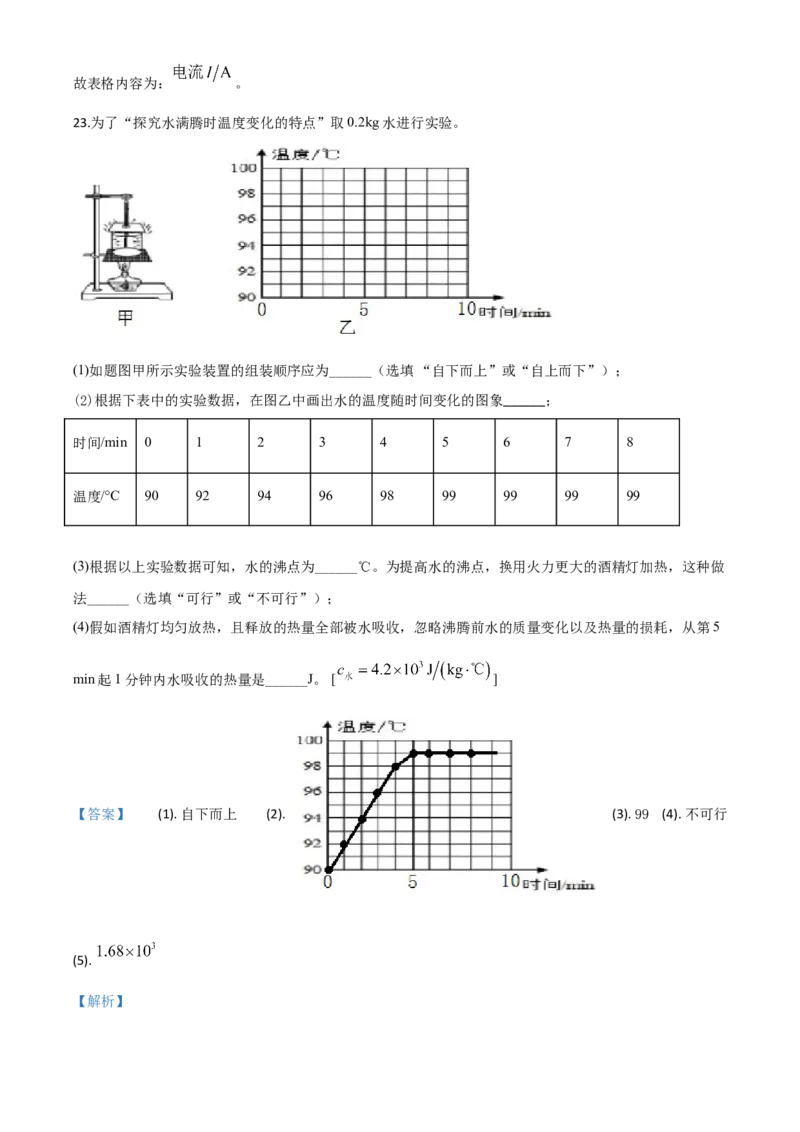 精品解析：2020年广东省中考物理试题（解析版）_中考真题_4.物理中考真题2015-2024年_2020中考物理真题110份_2020年中考真题精品解析物理（广东卷）精编word版