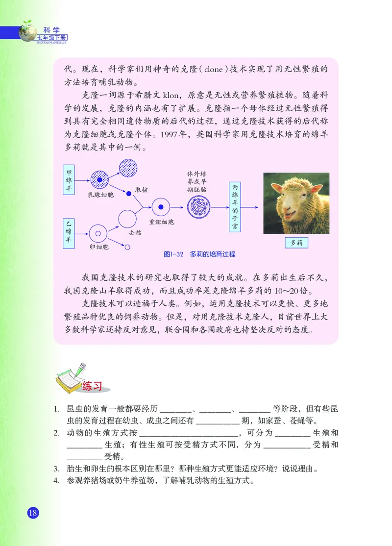 浙教版7年级科学下册高清教材_4-教培资料-26年最新资料-同步更新_初中高中教资_03科三专项（进去保存报考的学科即可）_02科三专项（笔记真题思维导图教学设计版本二）