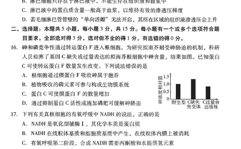 生物试卷-潍坊市2026届高三期中阶段性诊断监测_251119山东省潍坊市2025-2026学年高三期中考试阶段性诊断监测（全科）