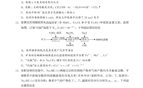 湖南省邵阳市联考2024-2025学年高二下学期7月期末化学试题+答案_2025年7月_250706湖南省邵阳市2024-2025学年高二下学期7月期末考试（全科）