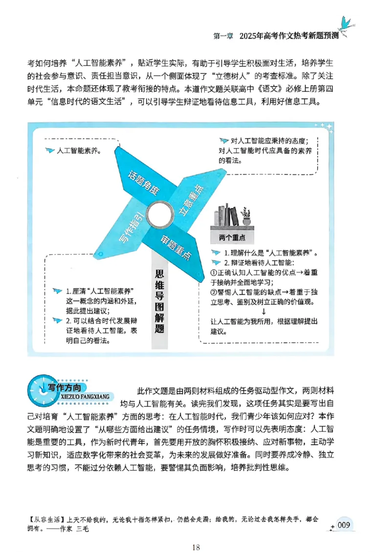 《意林》2025高考作文冲刺热点考点素材①_2025年6月