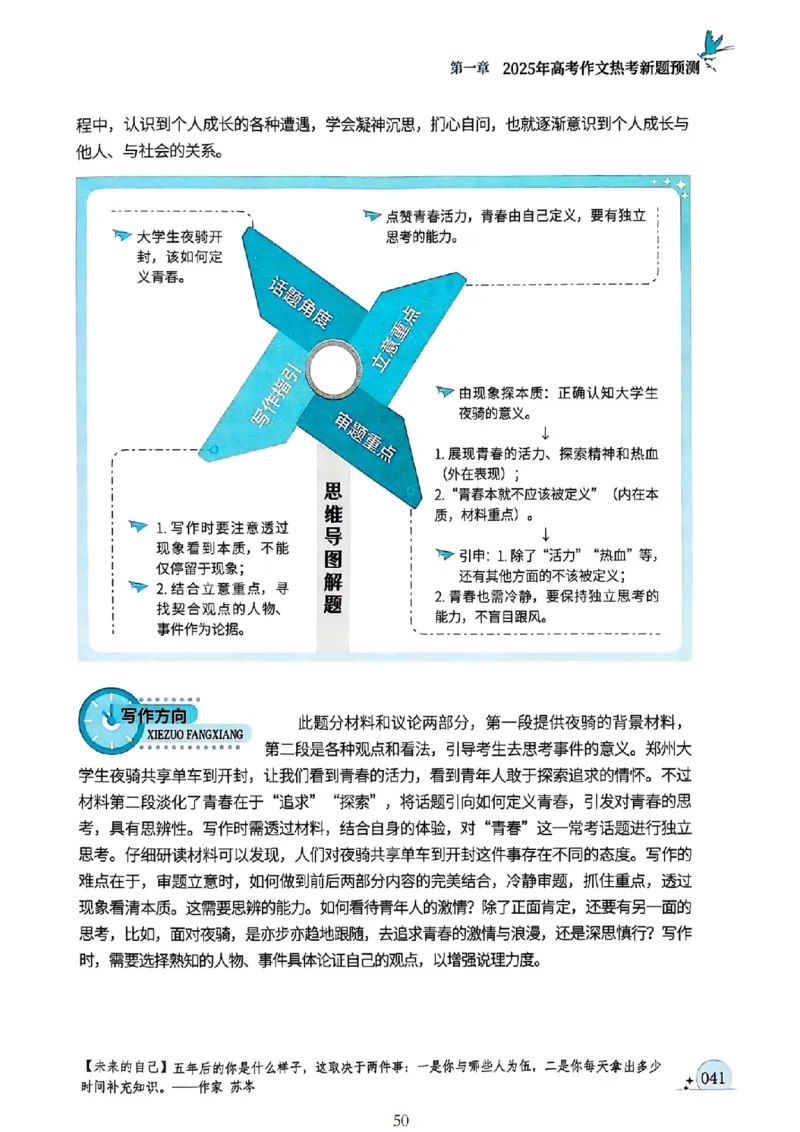 《意林》2025高考作文冲刺热点考点素材①_2025年6月