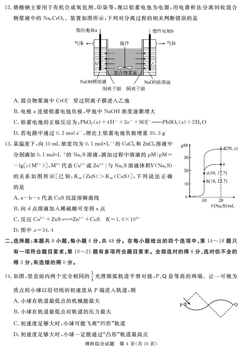 2024届地区一诊理综_2024届四川省九市高2021级第一次诊断性考试_四川省九市高2021级第一次诊断性考试理综