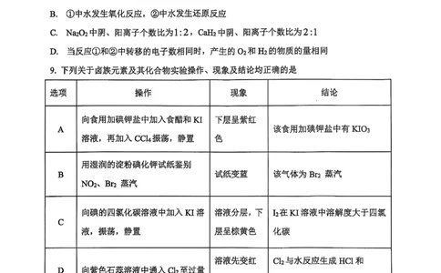 河南省濮阳外国语学校2025-2026学年高三上学期10月月考化学试题（含解析）_251102河南省濮阳外国语学校2025-2026学年高三上学期10月月考