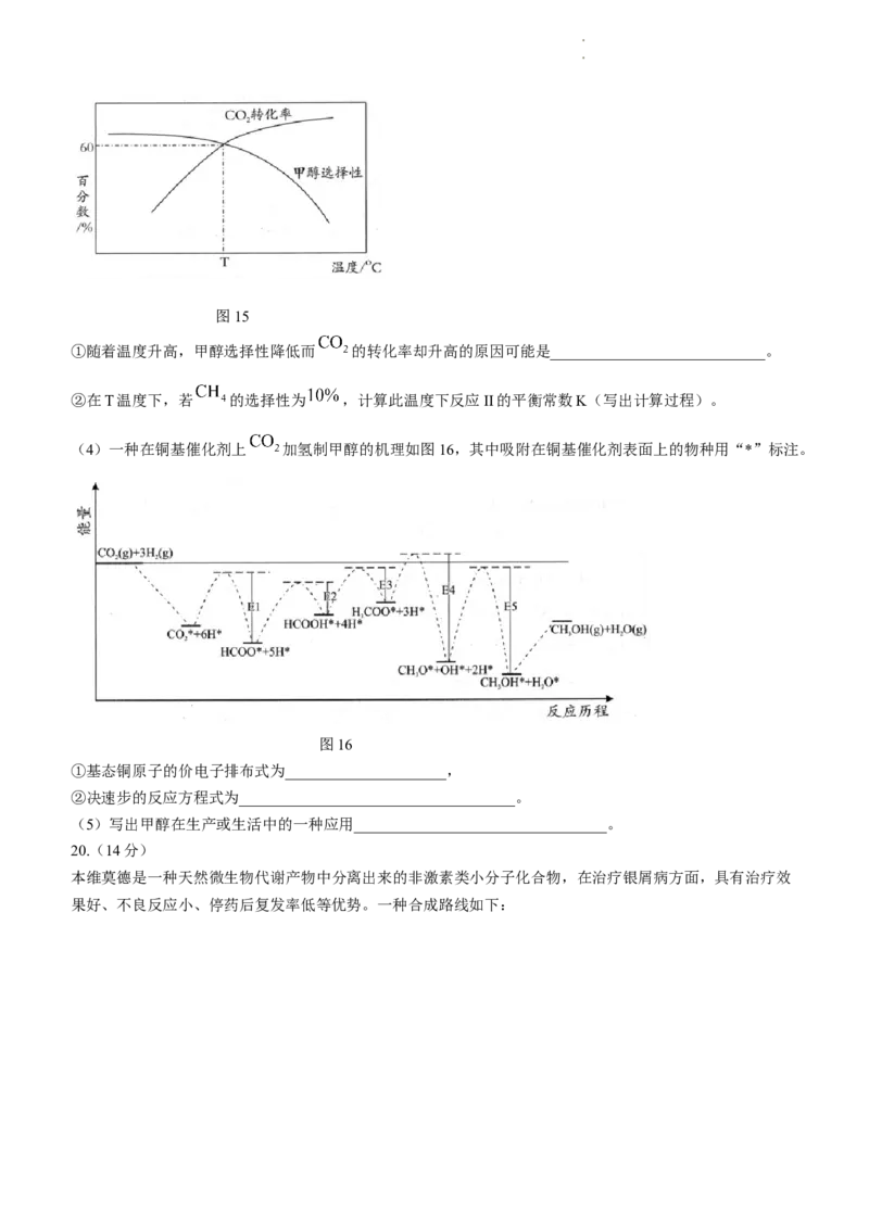 2024届广东省大亚湾区普通高中毕业年级高三1月份联合模拟考试（一）化学试卷_2024届广东省大湾区高三上学期联合模拟考试（一）_广东省大湾区2024届高三上学期联合模拟考试（一）化学