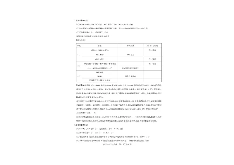 四川省大数据智学领航联盟2026届高三第一次教学质量联合测评生物试题（含答案）_251103四川省大数据智学领航联盟2026届高三第一次教学质量联合测评（全科）