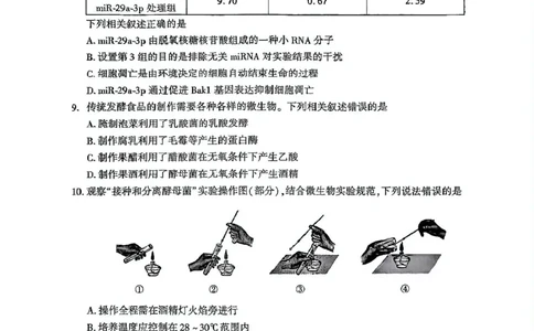 北京市朝阳区2024-2025学年高二下学期期末生物试题_2025年7月_250709北京市朝阳区2024-2025学年高二下学期期末（全科）_北京市朝阳区2024-2025学年高二下学期期末质量检测生物