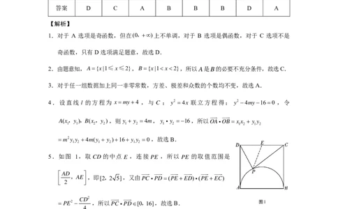 保山市普通高中2023~2024学年上学期期末质量监测高三数学-答案_2024届云南省保山市高三上学期1月期末_云南省保山市2024届高三上学期1月期末数学