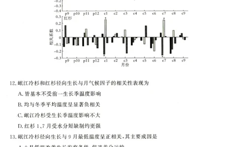 地理试卷-河南青桐鸣2025年12月高三大联考_2025年12月_251218河南高三青桐鸣大联考2025年12月联考_河南青桐鸣2026届高三上学期12月联考地理试卷+答案