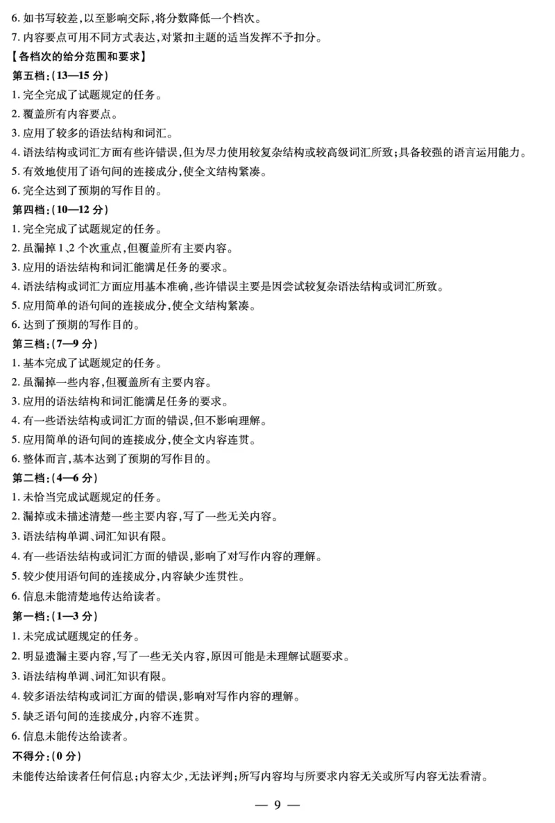 海南省2025&mdash;2026学年高三学业水平诊断（一）英语答案_251108天一大联考&middot;海南省2025&mdash;2026学年高三学业水平诊断（一）（全科）