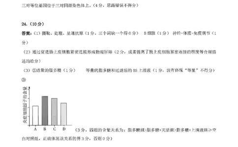 山东高考质量测评联盟大联考&middot;高三12月联考生物答案_2025年12月_251223山东高考质量测评联盟大联考&middot;高三12月联考（全科）_山东高考质量测评联盟大联考&middot;高三12月联考生物