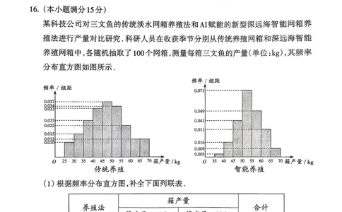 山西省吕梁市2024-2025学年高二第二学期期末调研测试-数学_2025年7月_250707山西省吕梁市2024-2025学年高二下学期期末调研测试（全科）