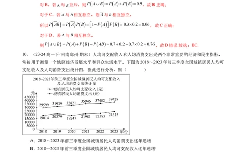 2024-2025学年高二上数学开学考试模拟卷（范围：必修第二册）（解析版）(1)_1多考区联考_0914黄金卷：2024-2025学年高二上学期入学摸底考试数学试卷21套（含答题卡）