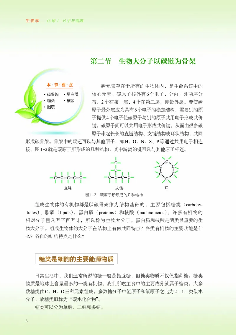 浙科版生物必修1高清教材_4-教培资料-26年最新资料-同步更新_初中高中教资_03科三专项（进去保存报考的学科即可）_02科三专项（笔记真题思维导图教学设计版本二）