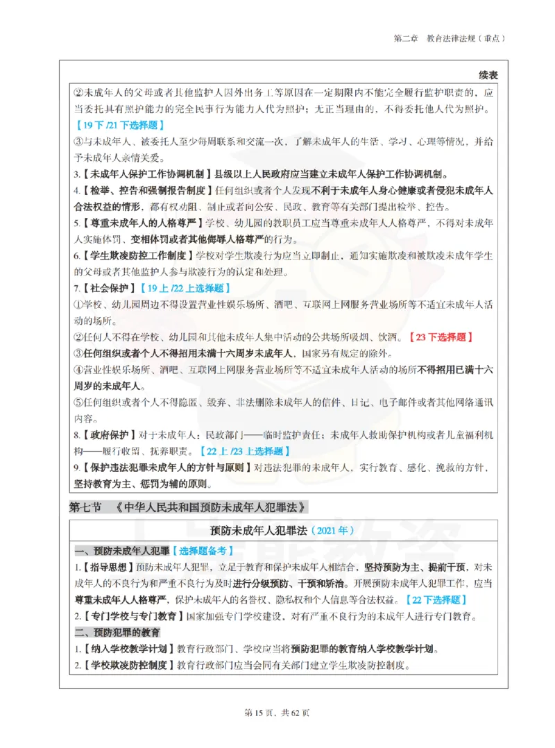 幼儿园综合素质学霸笔记-上岸熊_4-教培资料-26年最新资料-同步更新_科一科二电子资料合集中小幼（笔记真题知识点汇总等）文件多，按需保存_各机构笔记合集（中小幼）推荐