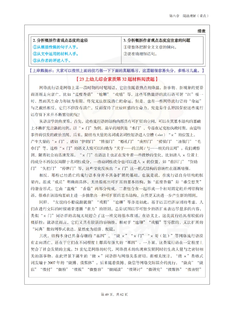 幼儿园综合素质学霸笔记-上岸熊_4-教培资料-26年最新资料-同步更新_科一科二电子资料合集中小幼（笔记真题知识点汇总等）文件多，按需保存_各机构笔记合集（中小幼）推荐