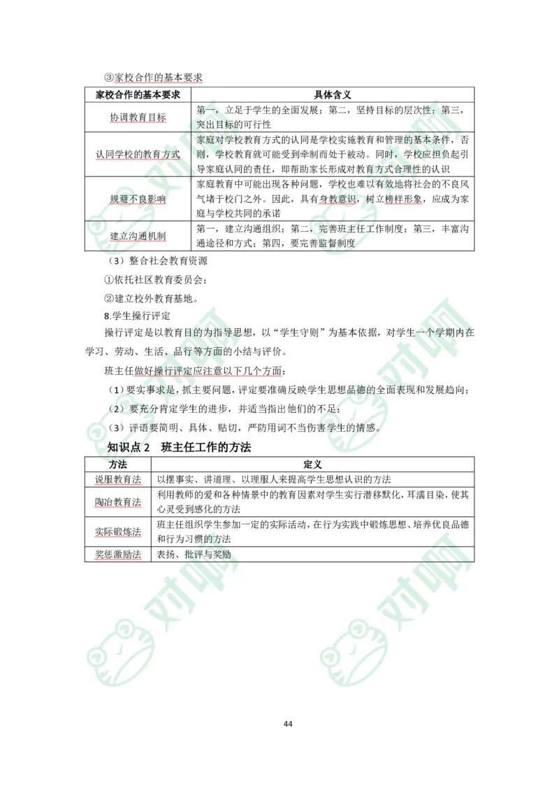 小学教育教学知识与能力考前必备知识清单&middot;小学_4-教培资料-26年最新资料-同步更新_科一科二电子资料合集中小幼（笔记真题知识点汇总等）文件多，按需保存_高频考点专项