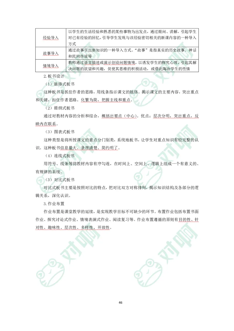 小学教育教学知识与能力考前必备知识清单&middot;小学_4-教培资料-26年最新资料-同步更新_科一科二电子资料合集中小幼（笔记真题知识点汇总等）文件多，按需保存_高频考点专项