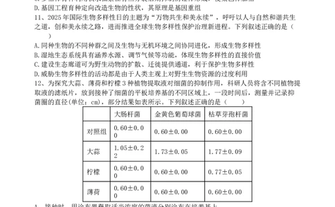 江苏省无锡市澄宜六校2025-2026学年高三上学期10月生物试题_251109江苏省无锡市澄宜六校2025-2026学年高三上学期10月学情调研（全科）