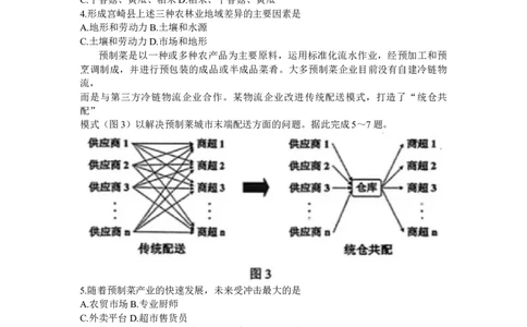 2024届辽宁省沈阳市高中三年级教学质量监测（一）地理(1)_2024年1月_021月合集_2024届辽宁省沈阳市高中三年级教学质量监测（一）