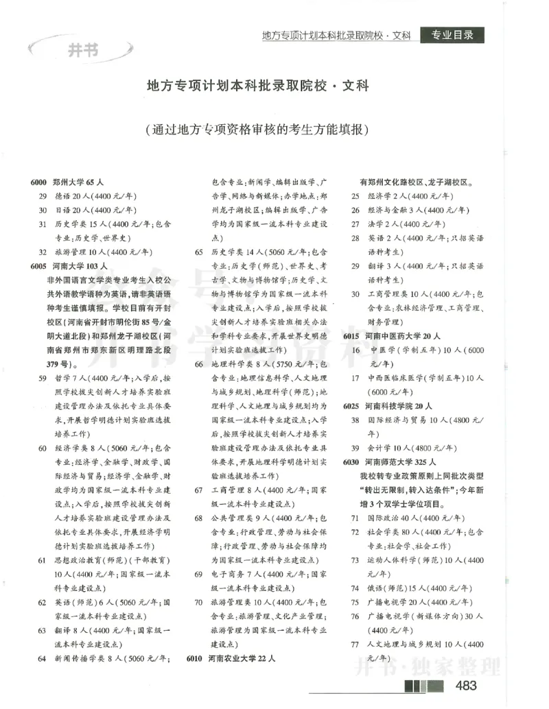 2024文科本科二批_1.高考2025全国各省真题+答案_必看高考志愿填报价值2999_高考志愿填报_13-河南_河南全套_2024文科分批次版本