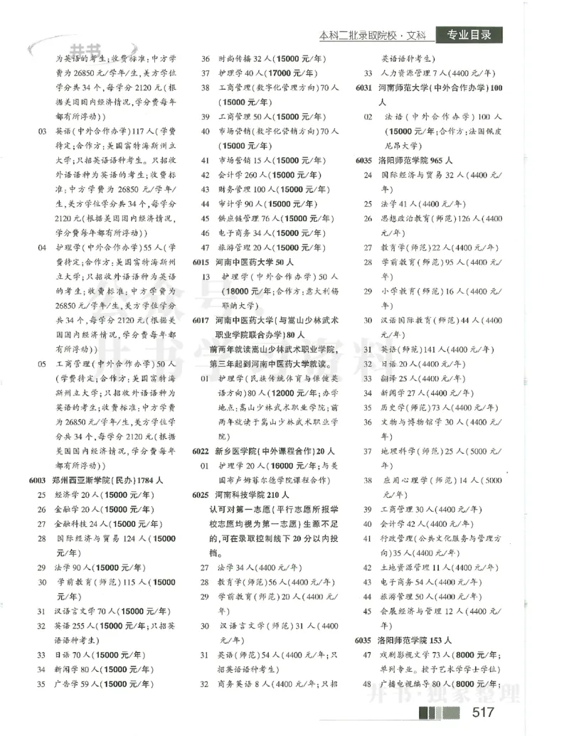 2024文科本科二批_1.高考2025全国各省真题+答案_必看高考志愿填报价值2999_高考志愿填报_13-河南_河南全套_2024文科分批次版本