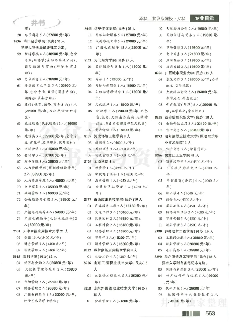 2024文科本科二批_1.高考2025全国各省真题+答案_必看高考志愿填报价值2999_高考志愿填报_13-河南_河南全套_2024文科分批次版本