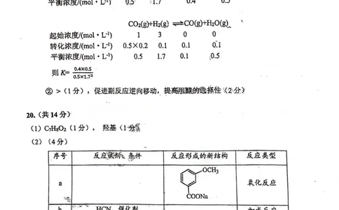 1_2024佛山高三教学质量检测（一）佛山一模化学参考答案_2024届广东省佛山市普通高中高三上学期期末教学质量检测（一）