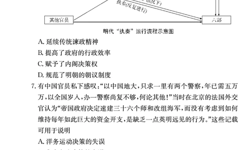 历史试卷-湖南师大附中2024-2025高二下期末_2025年7月_250708湖南师范大学附属中学2024-2025学年高二下学期期末考试（全科）