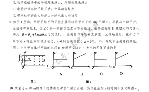 北京市东城区2024-2025学年度第二学期期末统一检测高二物理（含答案）_2025年7月_250728北京市东城区2024-2025学年高二下学期期末考试（全科）